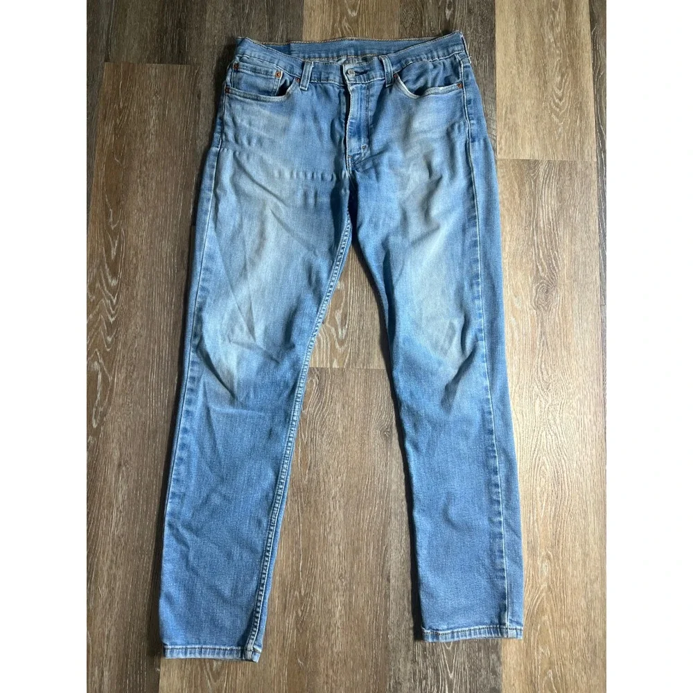 Levi's‎ 511 Slim Fit Jeans Mens 34x34 Light Blue Good Stretch Denim Pants